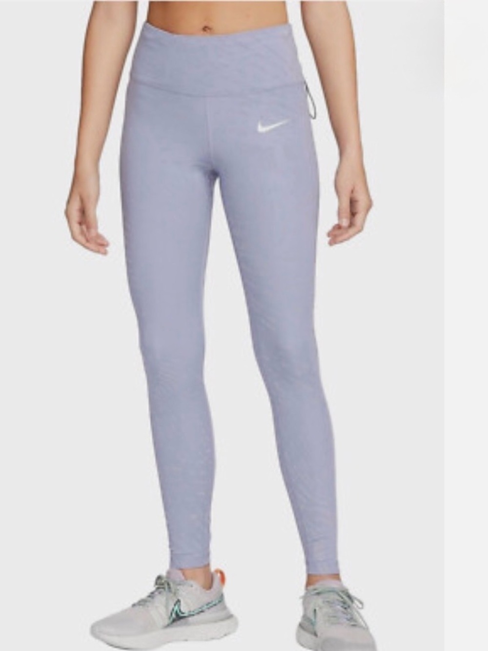 Nike Pale Lavender Dri-FIT Ribbed Leggings